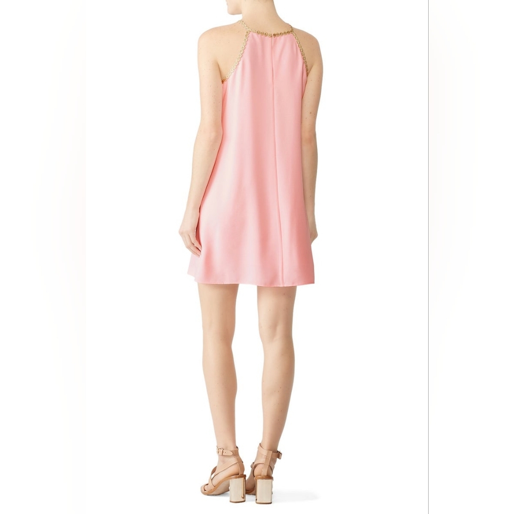 Lilly Pulitzer while and gold pearl soft shift dress, size 4 - Picture 13 of 14